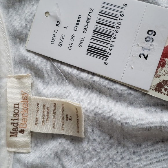 Madison & Berkeley Tunic Tee - Picture 3 of 3